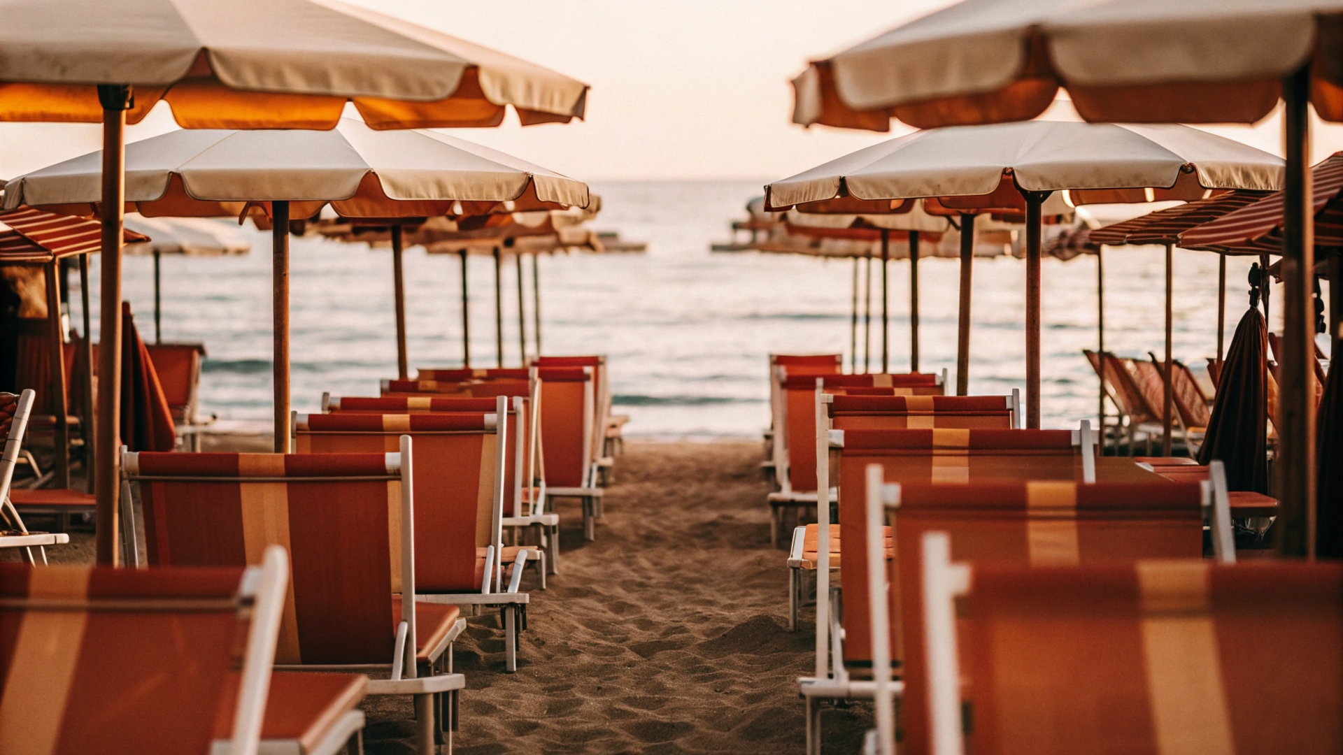 La Mariposa Beach Club a Lido di Ostia – spiaggia privata con ombrelloni e mare azzurro